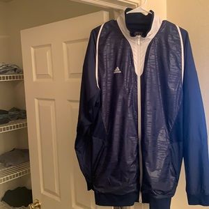Size L full zip adidas windbreaker